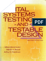 Digital Systems Testing and Testable Design 