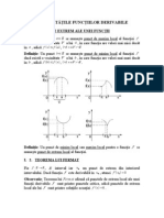 Propietatile Functiilor Derivabile(Teorie)