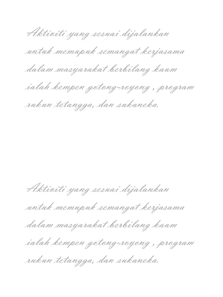 Tulisan Berangkai