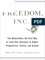 Freedom Inc. by Brian M. Carney and Isaac Getz - Excerpt