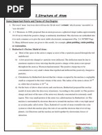 Download CBSE Class 11 Chemistry Notes Ch - 02 Structure of Atom  by VivekSaahil SN210091548 doc pdf