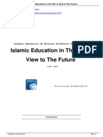 Islamic Education in The UK A View To The Future