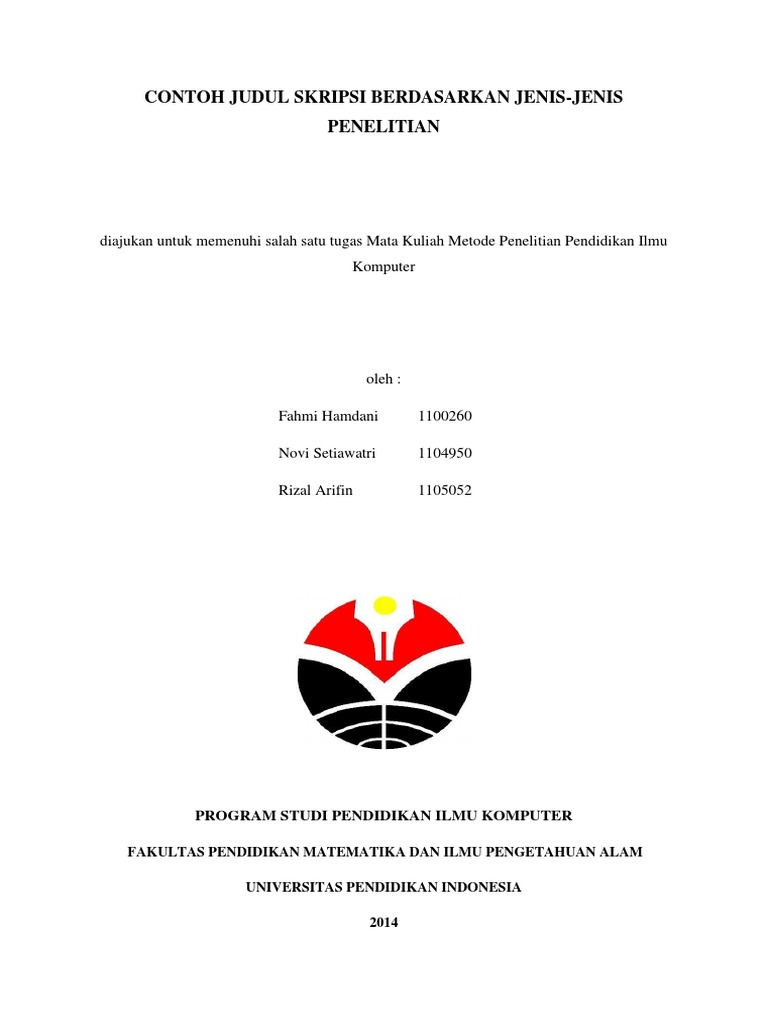 Contoh Judul Skripsi | PDF