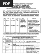 Recruitment of Regular Post in Western Sector (Rajasthan) ADVERTISEMENT NO.R-03 (A) /2012 (R&P)