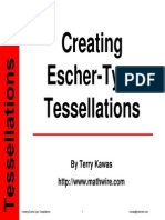 Creating Escher-Type Tessellations: by Terry Kawas