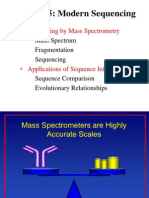 Chapter 5: Modern Sequencing: - Sequencing by Mass Spectrometry