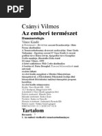 Csanyi Vilmos Az Emberi Termeszet