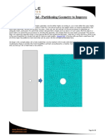 Abaqus Mesh Tutorial - Partitioning Geometry To Improve Mesh Quality - 2