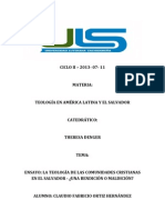 CICLO II Teologia en America Latina y El Salvador.