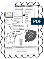 Determine Pre-: Anchor Chart:Prefixes and Their Roots