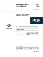 NTC421 Empaque y Rotulado