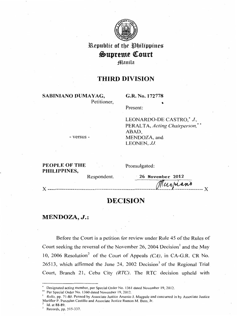 Analysis of a Court Decision Regarding a Reckless Imprudence Case