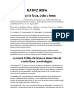 Matriz Dofa