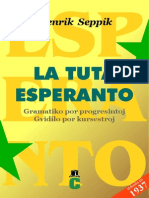 La Tuta Esperanto - 1937