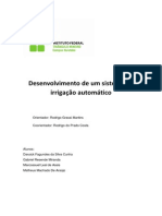 Desenvolvimento de Um Sistema de Irrigação Automático