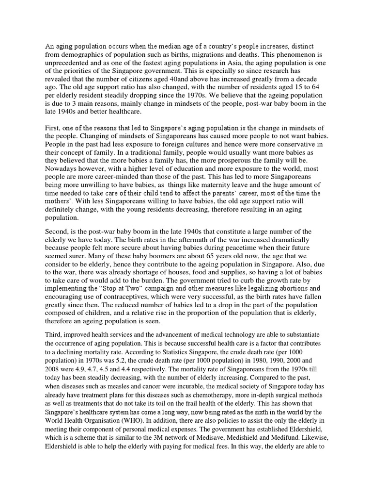 Research paper on aging picture