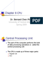 Chapter 8 CPU: Dr. Bernard Chen PH.D