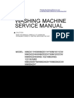 Washing Machine: Service Manual