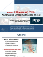 PRESENTATION: Assessing Threat To Human Health From H7N9 and Emerging Infections