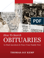 How To Search Obituaries e Book