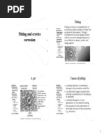 Pitting Crevice Corrosion