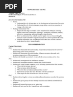 Siop Lesson Plan Sample | Vocabulary | Seed