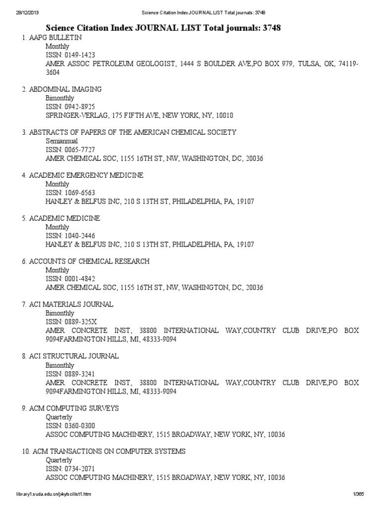 Science citation index Elsevier Earth &amp; Life Sciences
