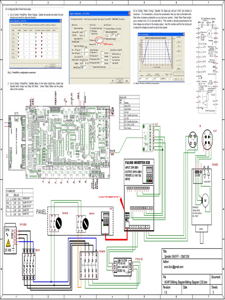 Wiring Diagram Spindle PDF