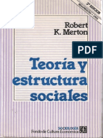 Merton. Estructura Social y Anomia