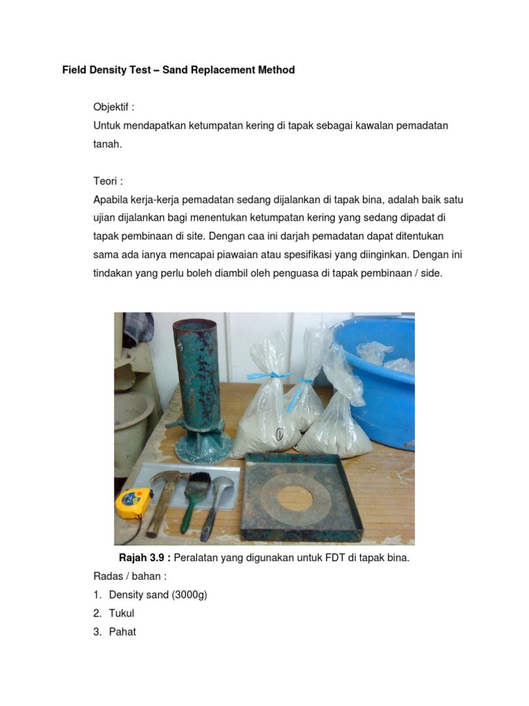 Field Density Test - Site Experience | PDF