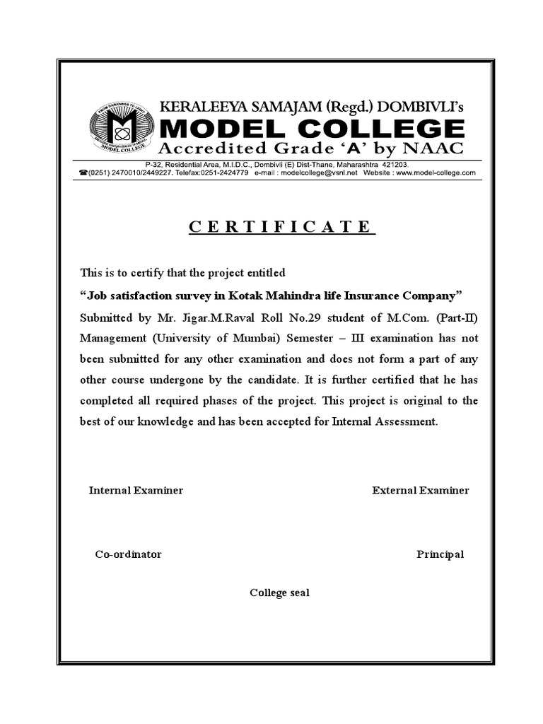 Final - Certificate - Ob | PDF | Business