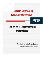 Uso de las TIC- competencias matemÃ¡ticas- Dra. JesÃºs Victoria Flores Salazar [Modo de compatibilidad