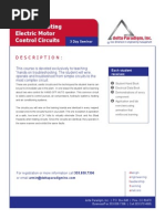 Troubleshoot AC Motor Training