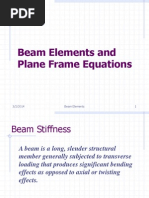 Beams and Frames