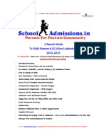 A Parent's Guide To Delhi Nursery & KG School Admissions 2012-2013