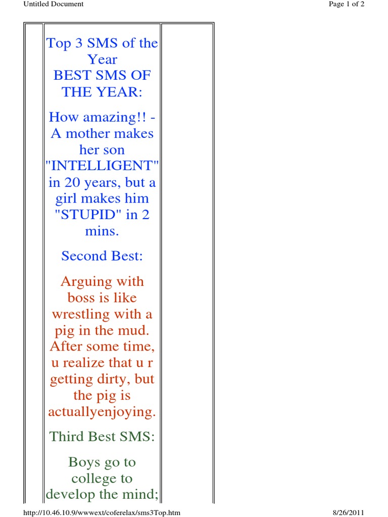 Best SMS | PDF