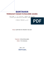 Bantahan Terhadap Pluralisme