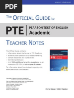 Download Official Guide PTEA Teacher Notes by Iqbal singh SN210206086 doc pdf