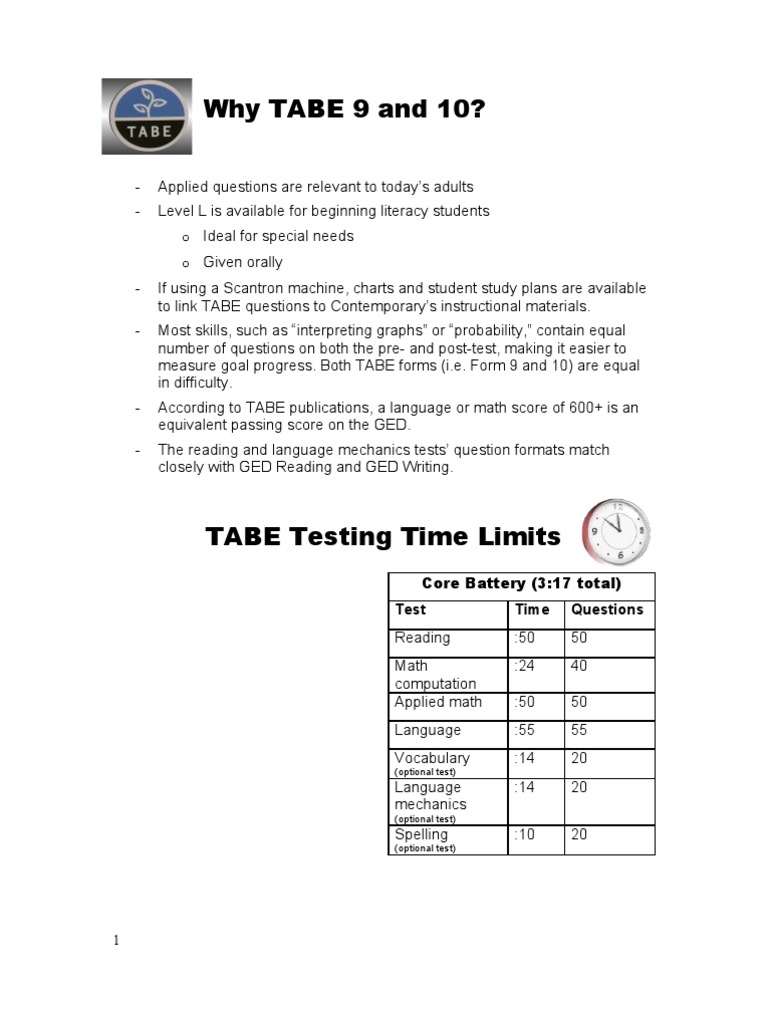 42 FREE TABE TEST FORM 9 ANSWER KEY PDF DOWNLOAD DOCX - * Tester