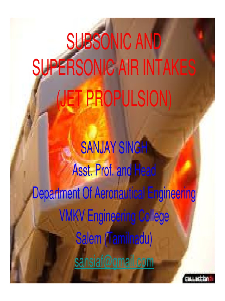 Differences in Subsonic and Supersonic Inlets | PDF | Mach Number ...