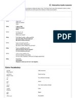 1.1 Basic Introductions: Interactive Audio Lessons