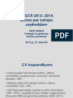 Kārlis Krēsliņš: Ko „The Global Competitiveness Report 2013-2014” liecina par Latvijas uzņēmējiem? Vai tas ir objektīvi?