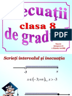 Inecuatie de Gradul I