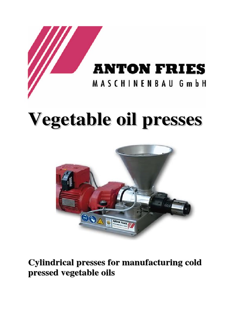Anton Fries presse-huile