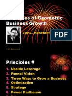 Principles of Geometric Business Growth