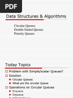 DataStructure - Circular, Double Ended, Priority Queues