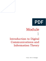 Introduction To Digital Communications and Information Theory