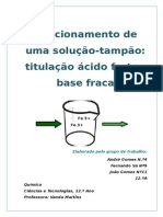 Funcionamento de Uma Solucao Tampao