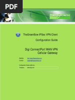 Digi ConnectPort WAN VPN Cellular Gateway & GreenBow IPSec VPN Client Software Configuration