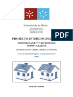 Dimensionamento de Sistemas Fotovoltaicos